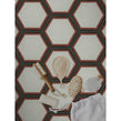Encaustic Vintage Hexagon Red 20cm x 20cm Wall & Floor Tile