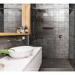 Vita Graphite Gloss 10cm x 20cm Wall Tile
