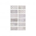 Vita Nebbia Decor Mix Gloss 10cm x 20cm Wall Tile