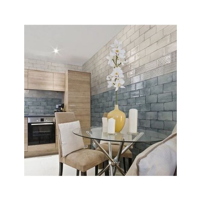 Vita White 10cm x 20cm Wall Tile