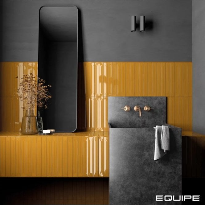 Equipe Vitral Axis Honey Reactive 5cm x 40cm Wall Tile
