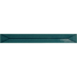 Equipe Vitral Axis Petrol Reactive 5cm x 40cm Wall Tile