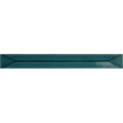 Equipe Vitral Axis Petrol Reactive 5cm x 40cm Wall Tile