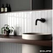 Equipe Vitral Axis Snow 5cm x 40cm Wall Tile
