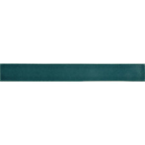 Equipe Vitral Petrol Reactive 5cm x 40cm Wall Tile