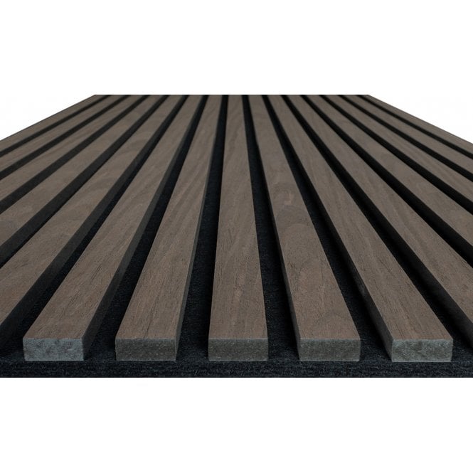 Walnut Brown Acoustic Wood Panel 240cm x 60cm x 21mm