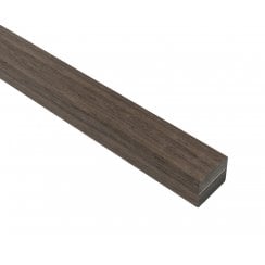 Walnut Brown Corner Line Wood Panel 2.6cm x 240cm x 21mm