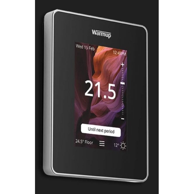 Warm Up WarmUp 6iE Smart WiFi Thermostat Onyx Black