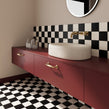 Washington Chess Board 45cm x 45cm Wall and Floor Tile