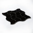 Wave Black Gloss 28.5cm x 30cm Wall Tile