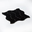 Wave Black Matt 28.5cm x 30cm Wall Tile