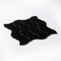 Wave Black Matt 28.5cm x 30cm Wall Tile