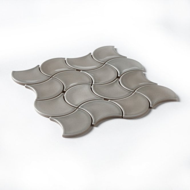 Wave Oatmeal Gloss 28.5cm x 30cm Wall Tile