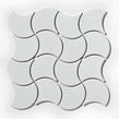 Wave White Matt 28.5cm x 30cm Wall Tile