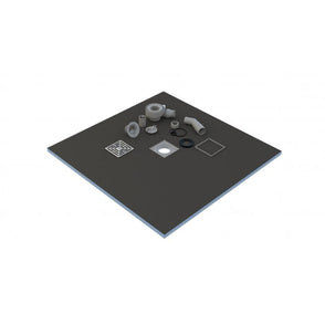 Tile Bank Wet Room Shower Tray Kit 800mm x 1500mm Centre 25mm