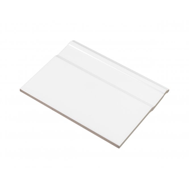 White Gloss 15cm x 20cm Skirting Tile