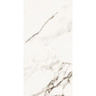 White Marble Effect Rectified Gloss Porcelain 30cm x 60cm Wall and Floor Tile