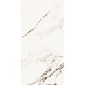 White Marble Effect Rectified Gloss Porcelain 30cm x 60cm Wall and Floor Tile
