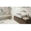 White Marble Effect Rectified Gloss Porcelain 30cm x 60cm Wall and Floor Tile