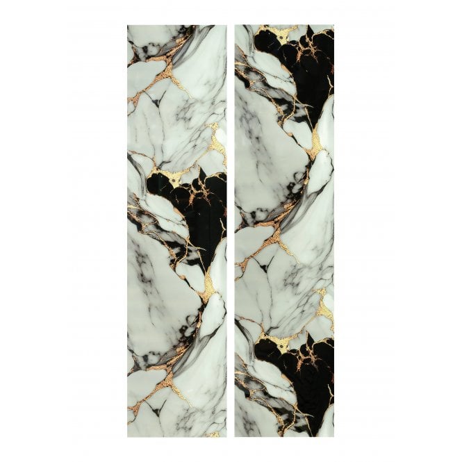 White Marble Golden Showerboard 240cm x 60cm x 10mm - BOX DEAL
