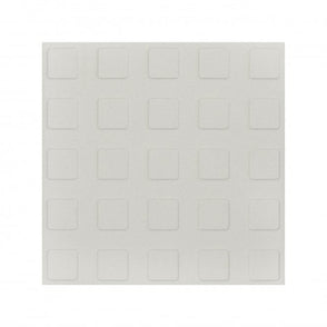 White with Square Studs 14.6cm x 14.6cm Floor Tile