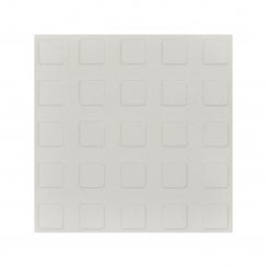 White with Square Studs 14.6cm x 14.6cm Floor Tile