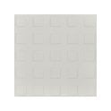 White with Square Studs 14.6cm x 14.6cm Floor Tile