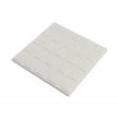 White with Square Studs 14.6cm x 14.6cm Floor Tile
