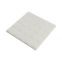White with Square Studs 14.6cm x 14.6cm Floor Tile