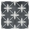 Wicker Charcoal 33cm x 33cm Floor Tile