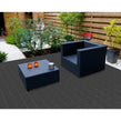 Winston Midnight 39.4cm x 39.4cm (9.5cm x 9.5cm) XL Mosaic Tile