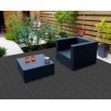Winston Midnight 39.4cm x 39.4cm (9.5cm x 9.5cm) XL Mosaic Tile