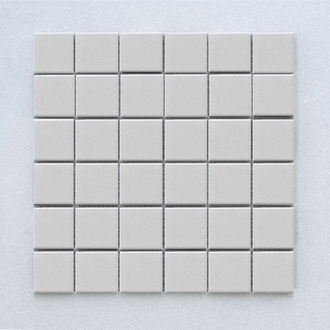 Winston Snow 30.6cm x 30.6cm (4.8cm x 4.8cm) Mosaic Tile