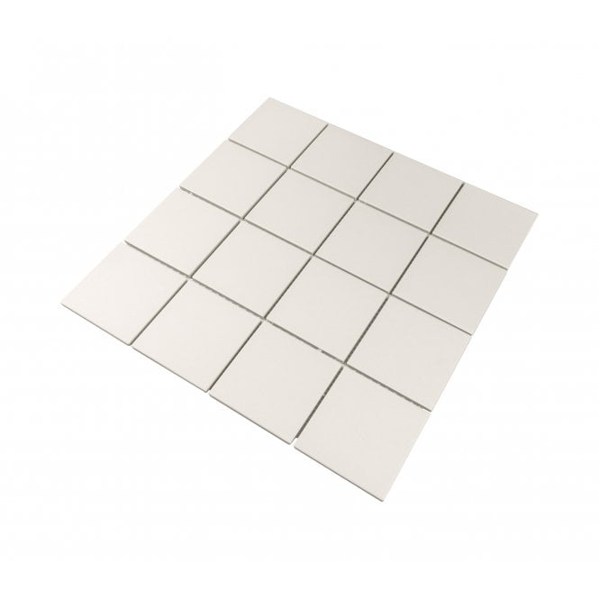 Winston Snow 39.4cm x 39.4cm XL (9.5cm x 9.5cm) Mosaic Tile