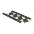 Winston Snow and Midnight Chequer 27.2cm x 11.7cm Border Tile