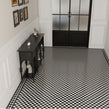 Winston Snow and Midnight Chequer 30.6cm x 30.6cm (4.8cm x 4.8cm) Mosaic Tile