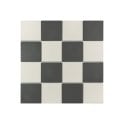 Winston Snow and Midnight Chequer 39.4cm x 39.4cm (9.5cm x 9.5cm) XL Mosaic Tile