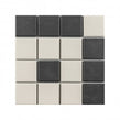 Winston Snow and Midnight Enfield 20.4cm x 20.4cm Mosaic Tile