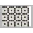 Winston Snow and Midnight Enfield 20.4cm x 20.4cm Mosaic Tile