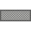 Winston Snow and Midnight Enfield 20.4cm x 20.4cm Mosaic Tile