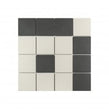 Winston Snow and Midnight Enfield 39.4cm x 39.4cm (9.5cm x 9.5cm) XL Mosaic Tile