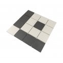 Winston Snow and Midnight Enfield 39.4cm x 39.4cm (9.5cm x 9.5cm) XL Mosaic Tile