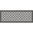 Winston Snow and Midnight Enfield 39.4cm x 39.4cm (9.5cm x 9.5cm) XL Mosaic Tile