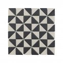 Winston Snow and Midnight Matlock 27.5cm x 27.5cm Mosaic Tile