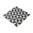 Winston Snow and Midnight Matlock 27.5cm x 27.5cm Mosaic Tile