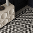 Winston Snow and Midnight Matlock 27.5cm x 27.5cm Mosaic Tile