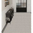 Winston Snow Octagon with Midnight Dot 29.5cm x 29.5cm Mosaic Tile