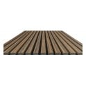 Zebrano Wood Acoustic Wood Panel 240cm x 60cm x 21mm