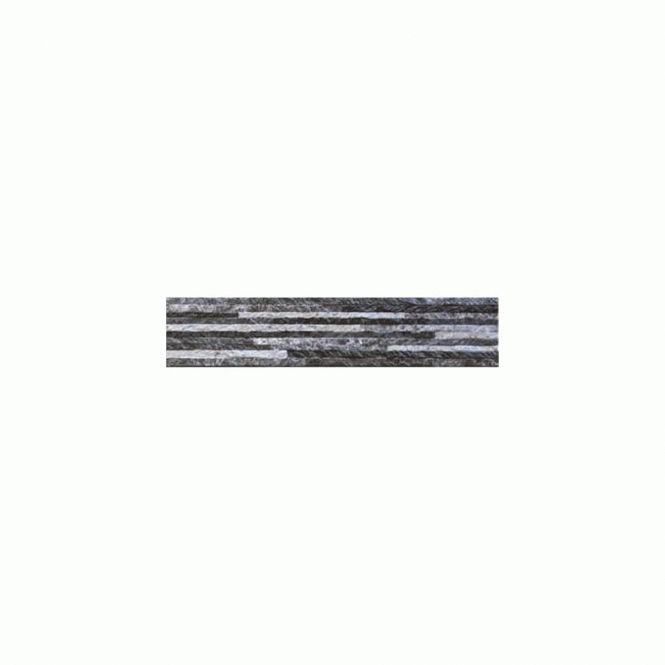 Zegna Gris Decor 10cm x 50cm Wall Tile