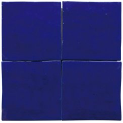 Zelij Antic Azul 10cm x 10cm Wall Tile
